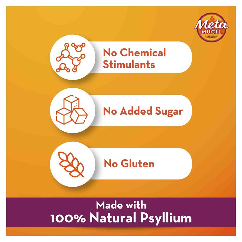 Metamucil Fibre Supplement Lemon Lime Smooth 114 Doses - GimmeNow