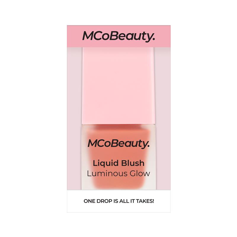 MCoBeauty Liquid Blush Luminous Glow Passion Peachy Pink