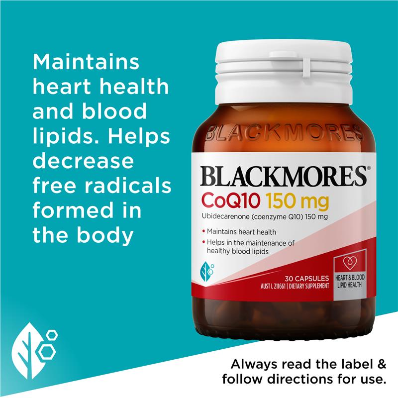 Blackmores CoQ10 150mg 30 Capsules - GimmeNow
