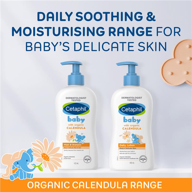 Cetaphil Baby Calendula Daily Lotion 400ml - GimmeNow