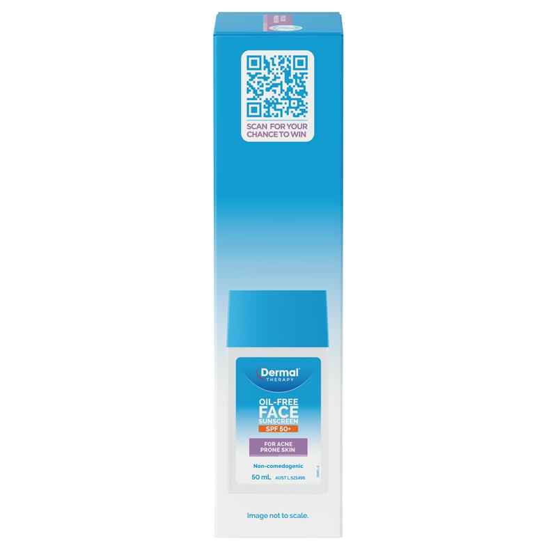 Dermal Therapy Oil Free Face Sunscreen SPF50+ 50ml
