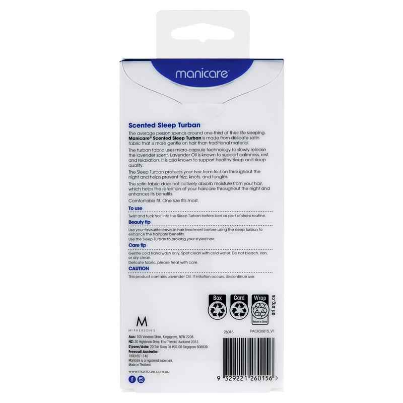 Manicare Scented Sleep Turban Lavender
