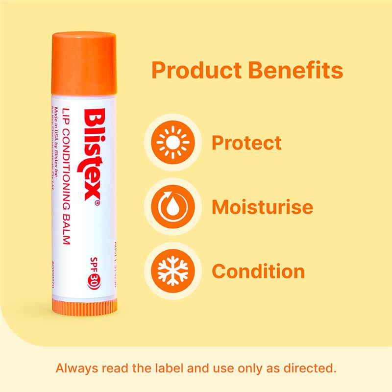 Blistex Lip Conditioning Balm SPF 30 4.25gm Stick