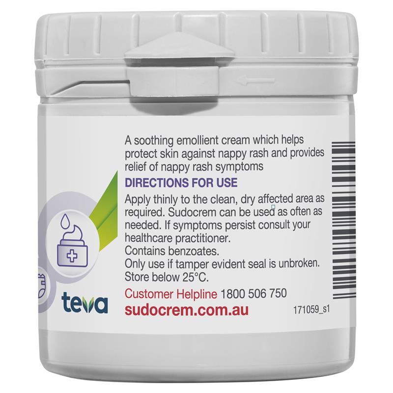 Sudocrem Healing Cream 125g for Nappy Rash