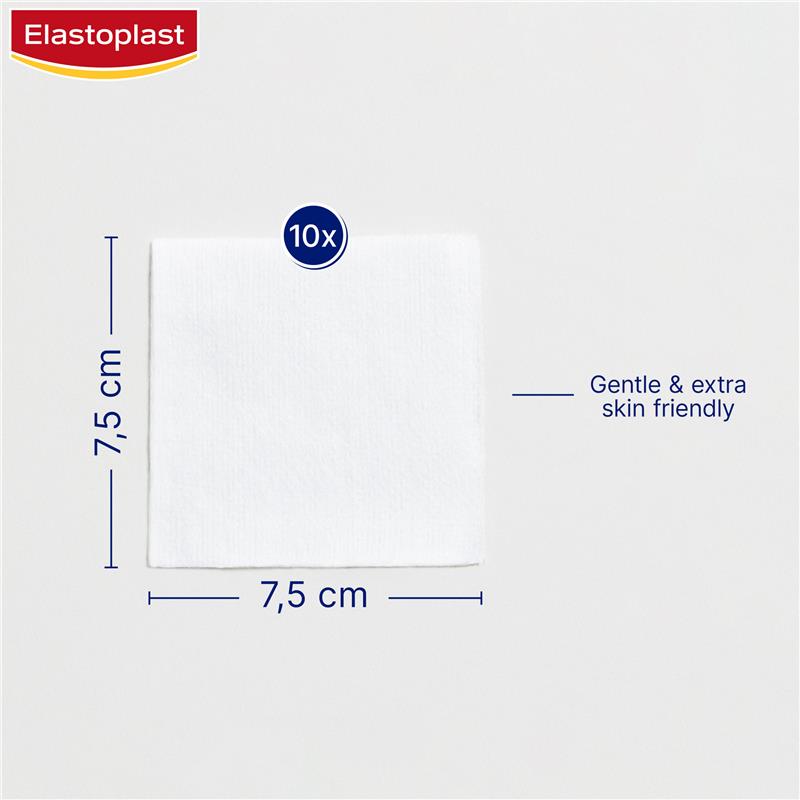 Elastoplast Soft Gauze Sterile 7.5cm x 7.5cm 10 Pack - GimmeNow