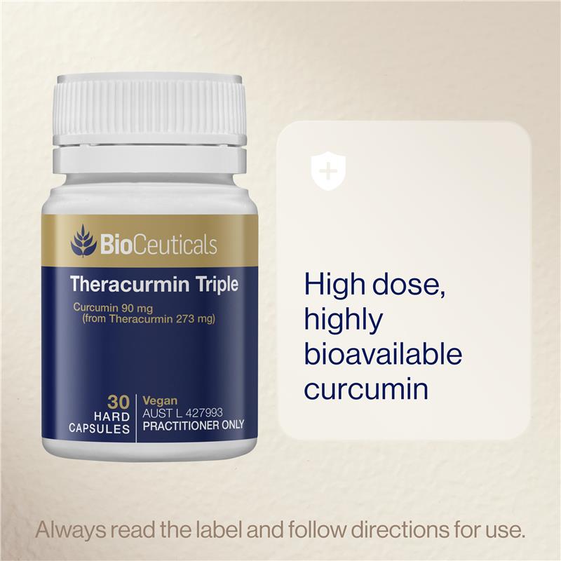Bioceuticals Theracurmin Triple 30 Capsules NEW