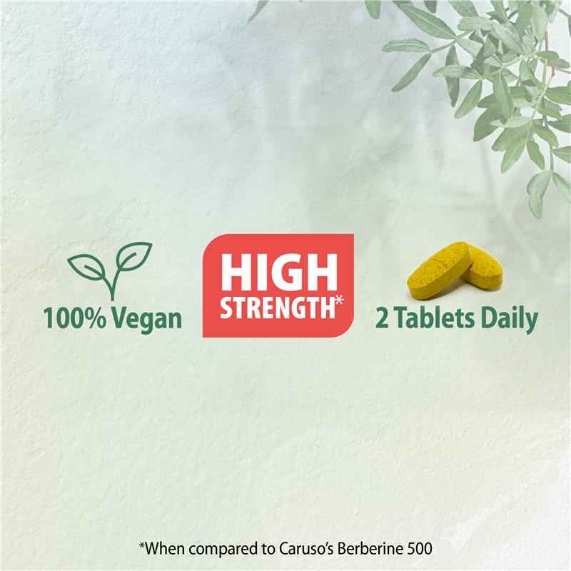 Carusos Berberine 750 60 Tablets