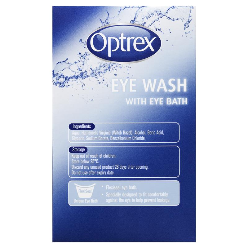 Optrex Fresh Eyes Liquid Eye Wash Bath 110ml - GimmeNow