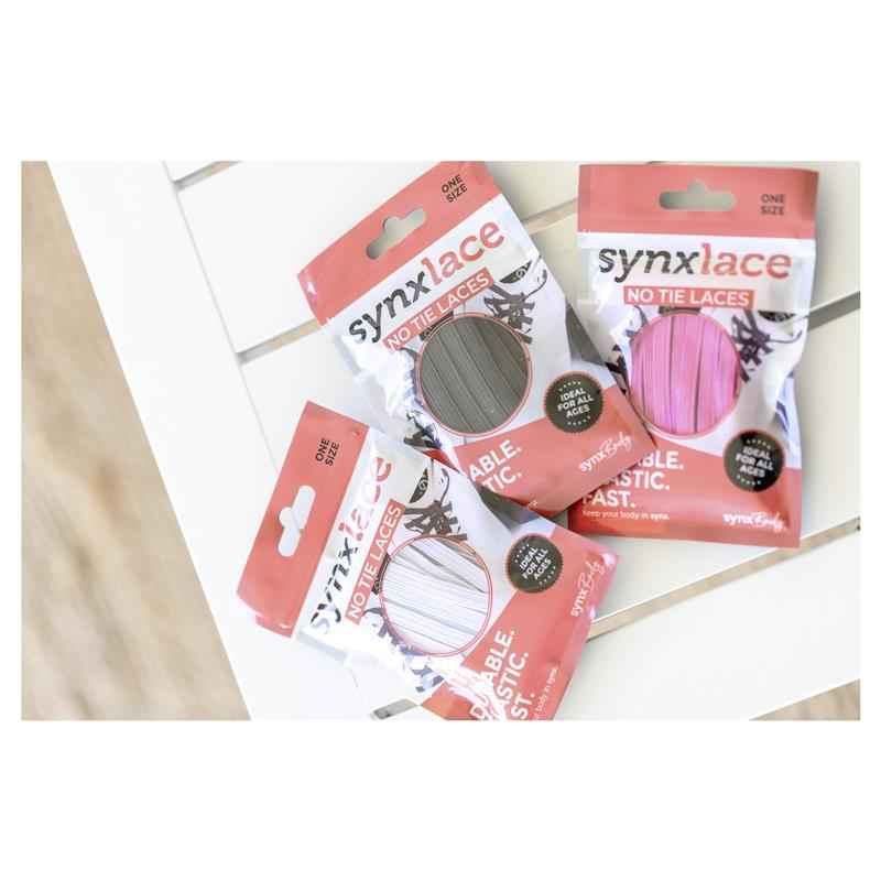 Synxlace No Tie Laces Black