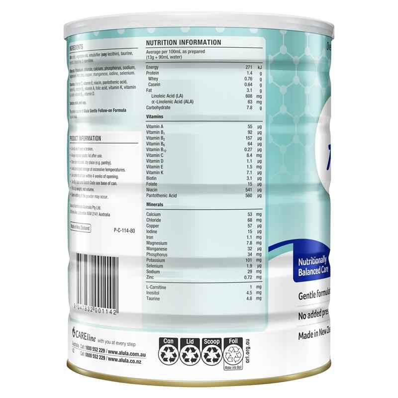 Alula Original Stage 2 Follow-On Formula 6-12 Months 900g