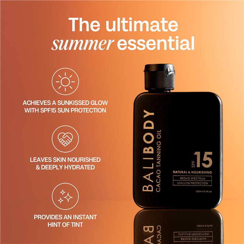 Bali Body Cacao Tanning Oil SPF 15