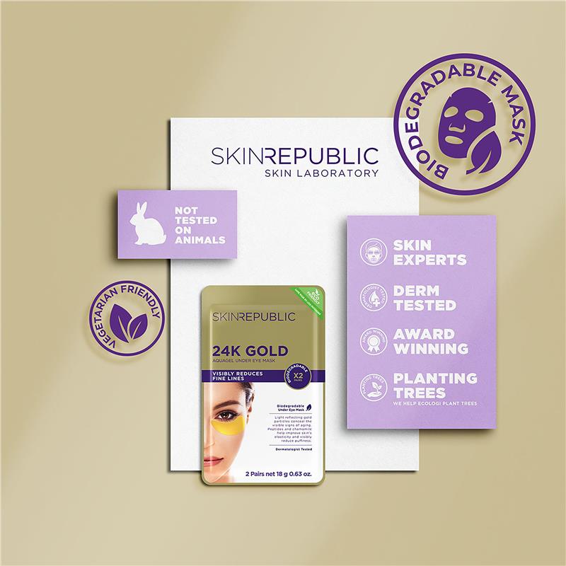 Skin Republic 24k Gold Under Eye Patches