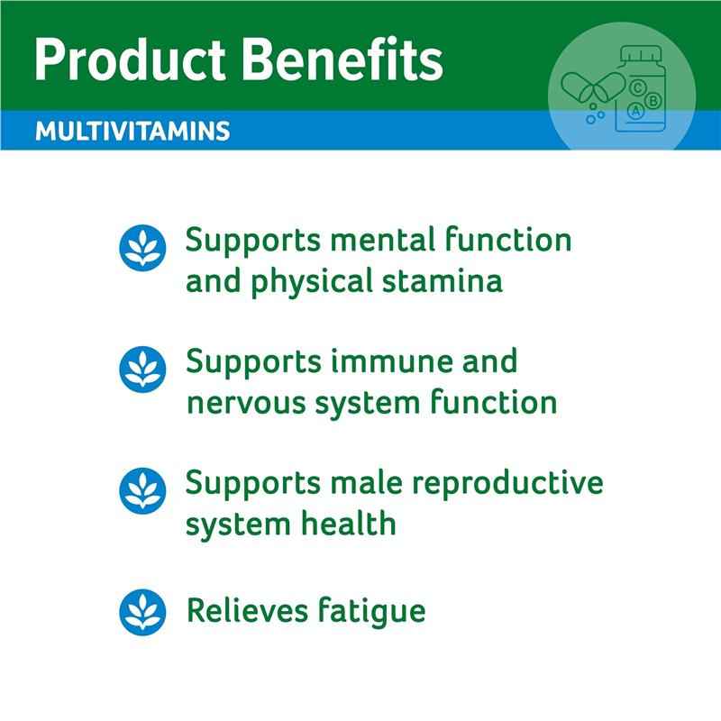 Cenovis Once Daily Mens Multi + Performance 150 Capsules