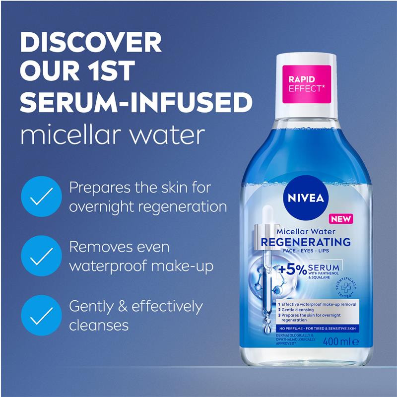 Nivea Micellar Water Regenerating 400ml