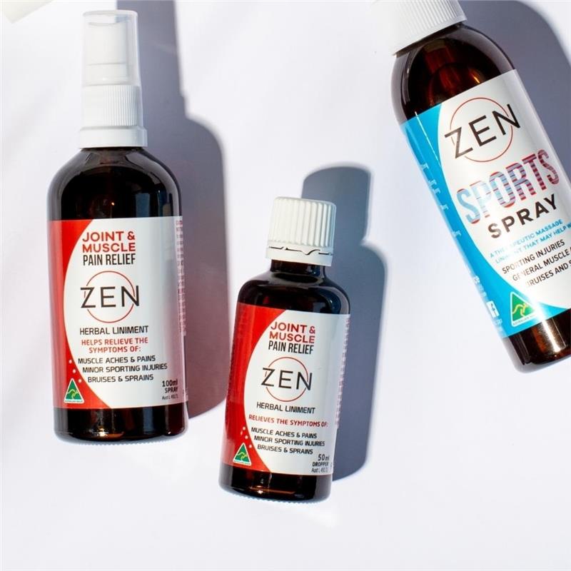 Zen Joint & Muscle Relief Herbal Liniment Drops 50ml