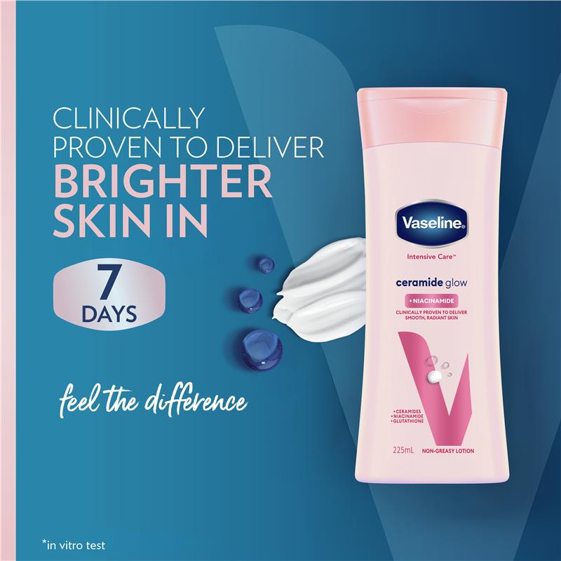Vaseline Intensive Care Ceramide Glow Body Lotion 225ml