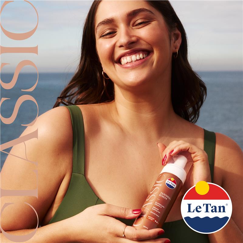 Le Tan Classic Tan Self Tanning Foam Medium Dark 180ml