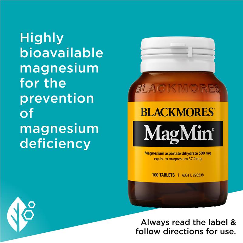 Blackmores Magmin 500mg 100 Tablets - GimmeNow