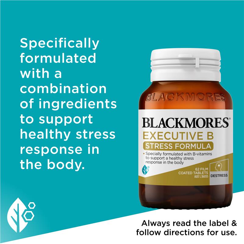 Blackmores Executive B Stress 62 Tablets - GimmeNow