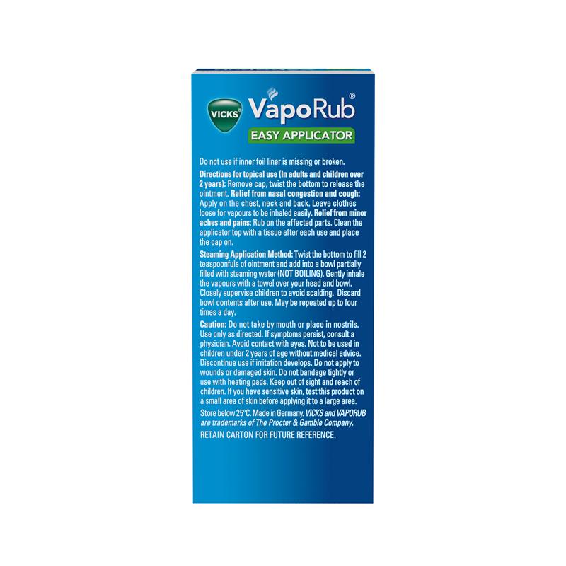 Vicks VapoRub Easy Applicator Vaporising Ointment 35g - GimmeNow