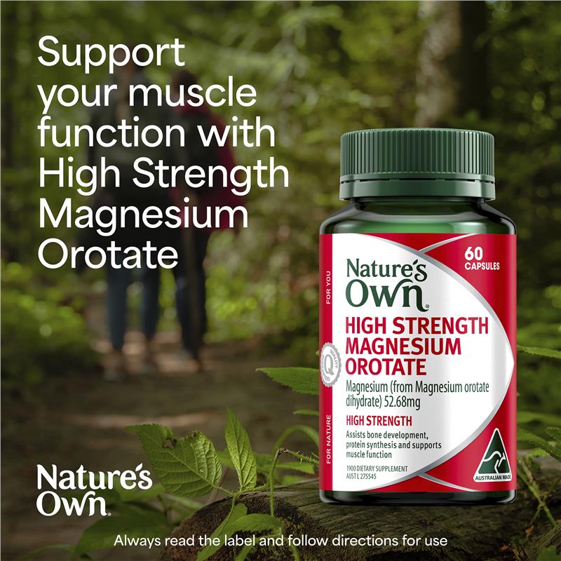 Nature's Own High Strength Magnesium Orotate 60 Capsules