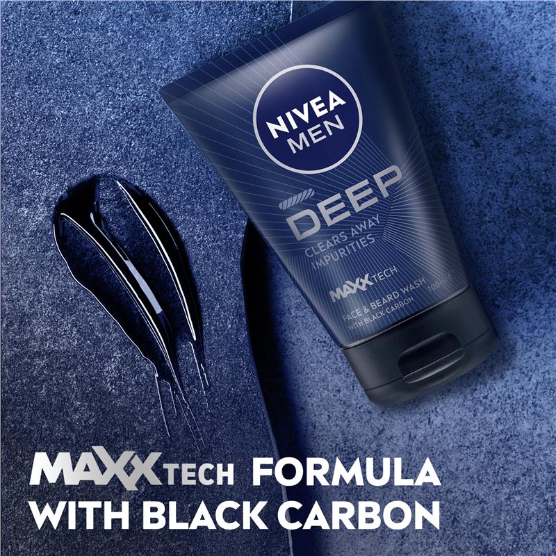 NIVEA for Men Deep Face Wash 100ml