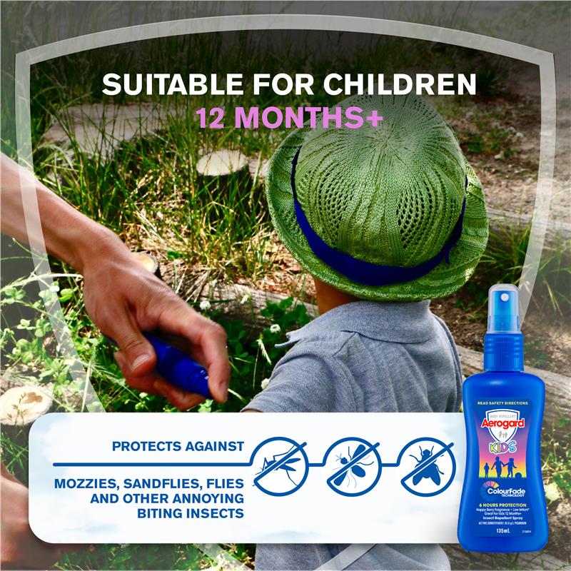 Aerogard For Kids Pump Spray 135ml - GimmeNow