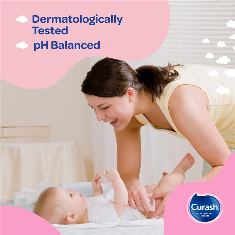 Curash Babycare Fragrance Free Wipes 80 - GimmeNow
