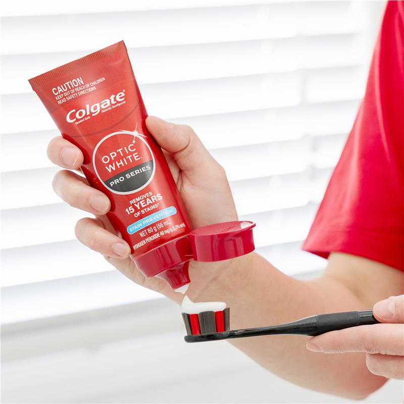 Colgate Toothpaste Optic White Pro Series Stain Prevention 5% 80g
