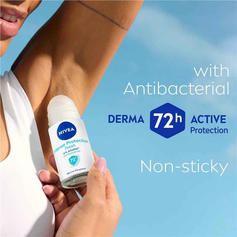 NIVEA Intense Protection Fresh Roll On Deodorant 72H Protection 50ml