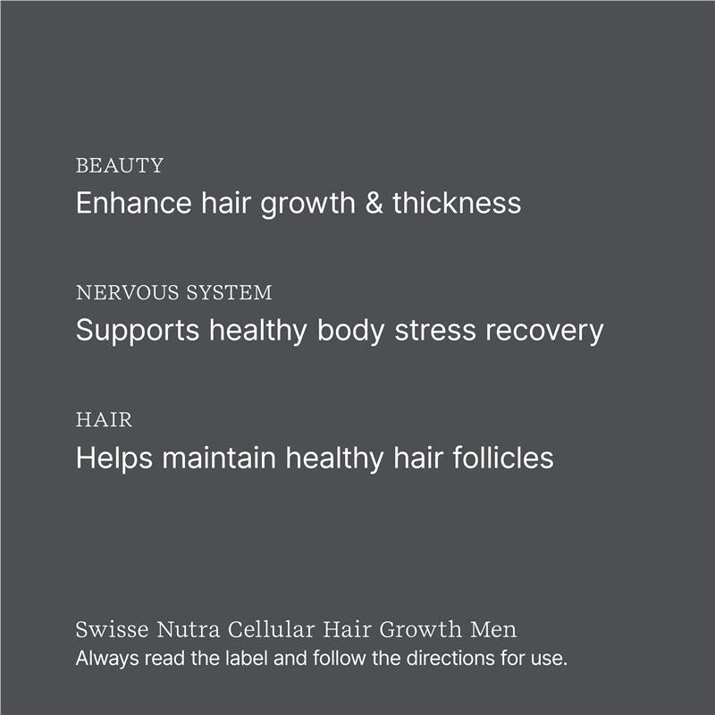 Swisse Nutra Cellular Hair Growth Mens 60 Tablets
