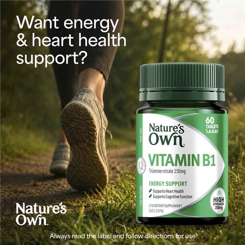 Nature's Own Vitamin B1 60 Tablets