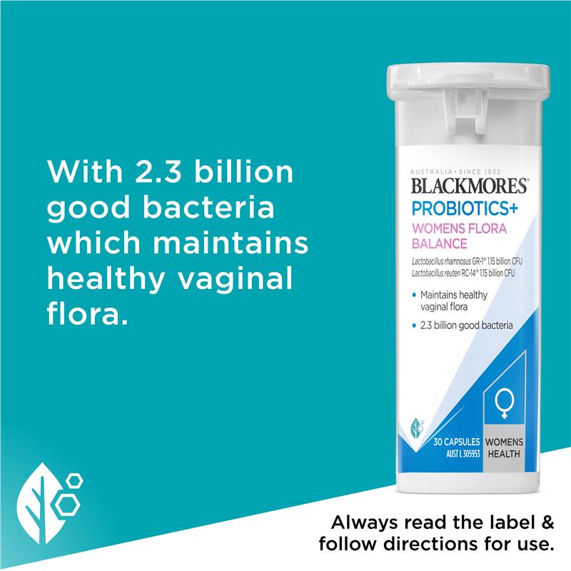 Blackmores Probiotics+ Womens Flora Balance 30 Capsules - GimmeNow