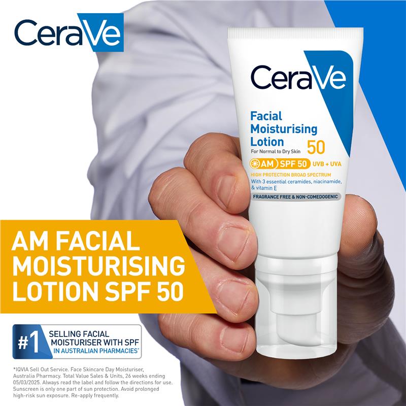 CeraVe Facial Moisturising Lotion SPF 50 52ml