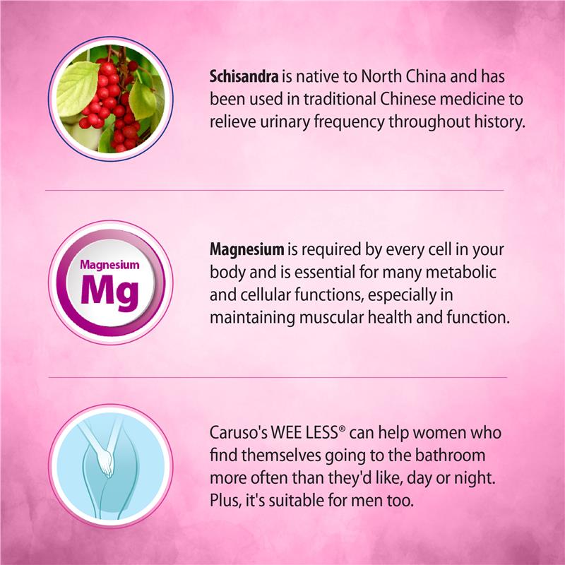 Carusos Wee Less 60 Tablets