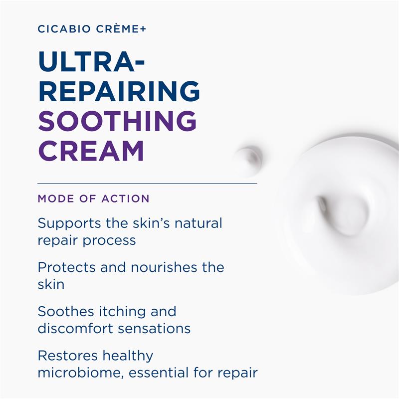 Bioderma Cicabio Crème+ Soothing and Hydrating Restorative Cream 40ml