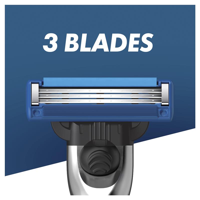 Gillette Mach 3 Turbo 3D Razor 2 Up