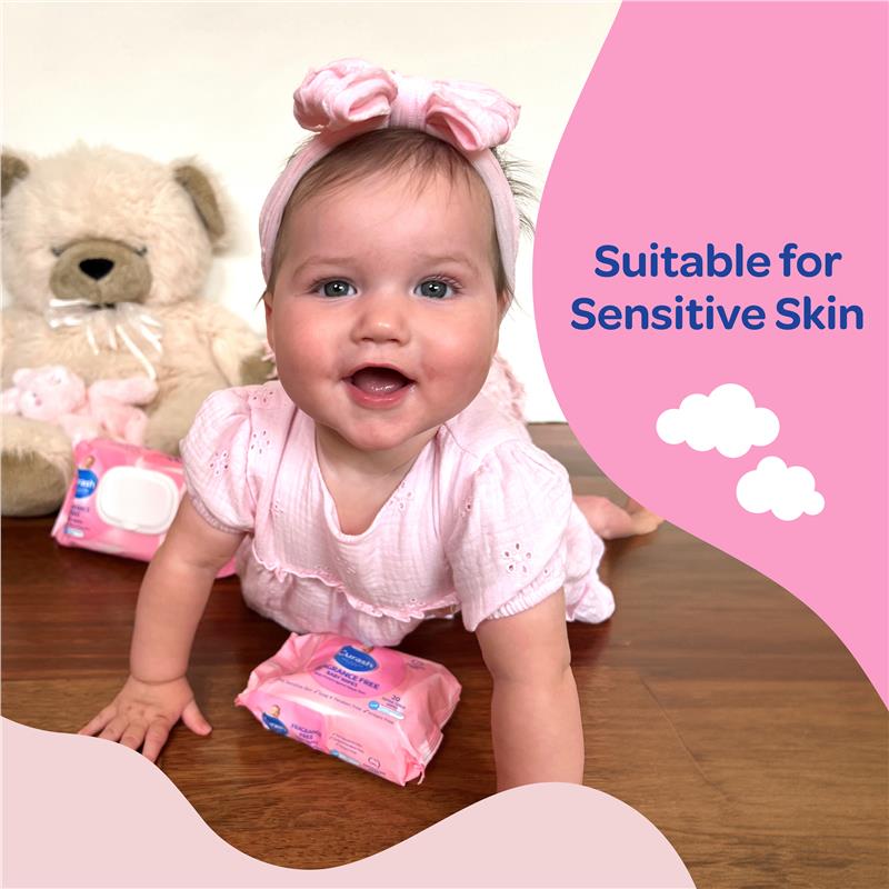 Curash Babycare Fragrance Free Wipes 3 x 80 - GimmeNow
