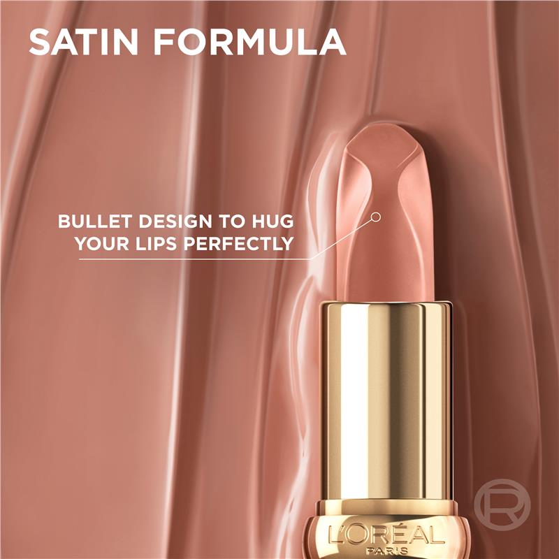 L'Oreal Paris Color Riche Satin Nudes of Worth Lipstick 570 Worth It Intense