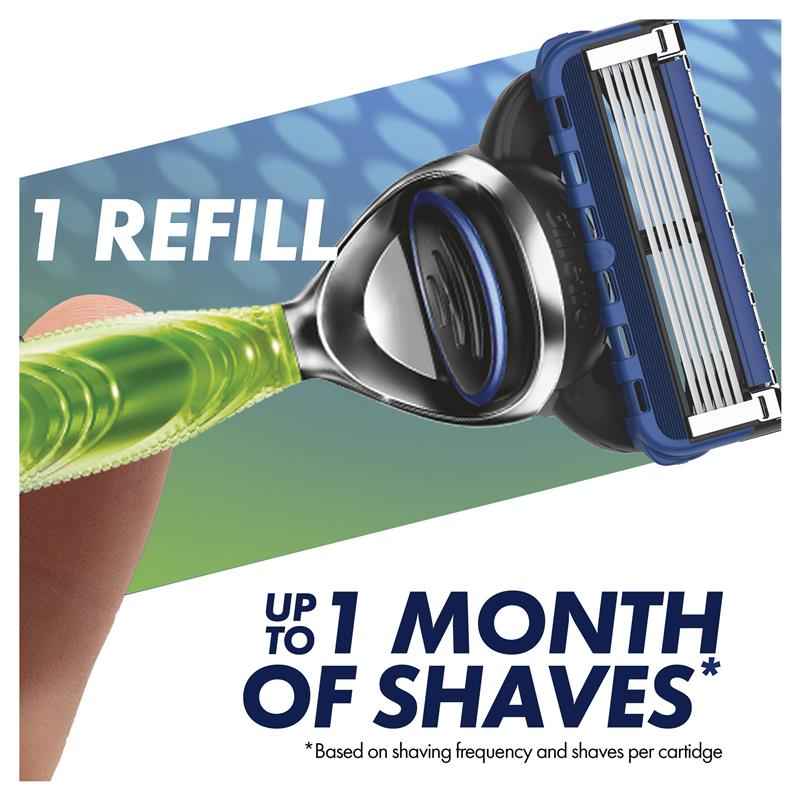 Gillette 5 Sport Razor + 2 Blades