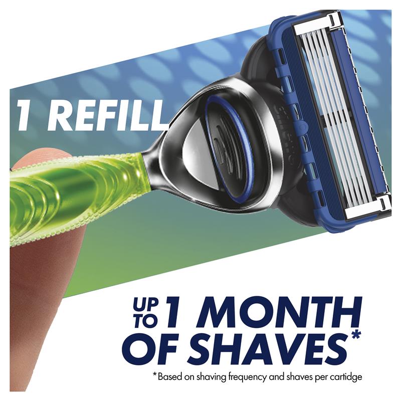 Gillette 5 Sport Razor + 2 Blades