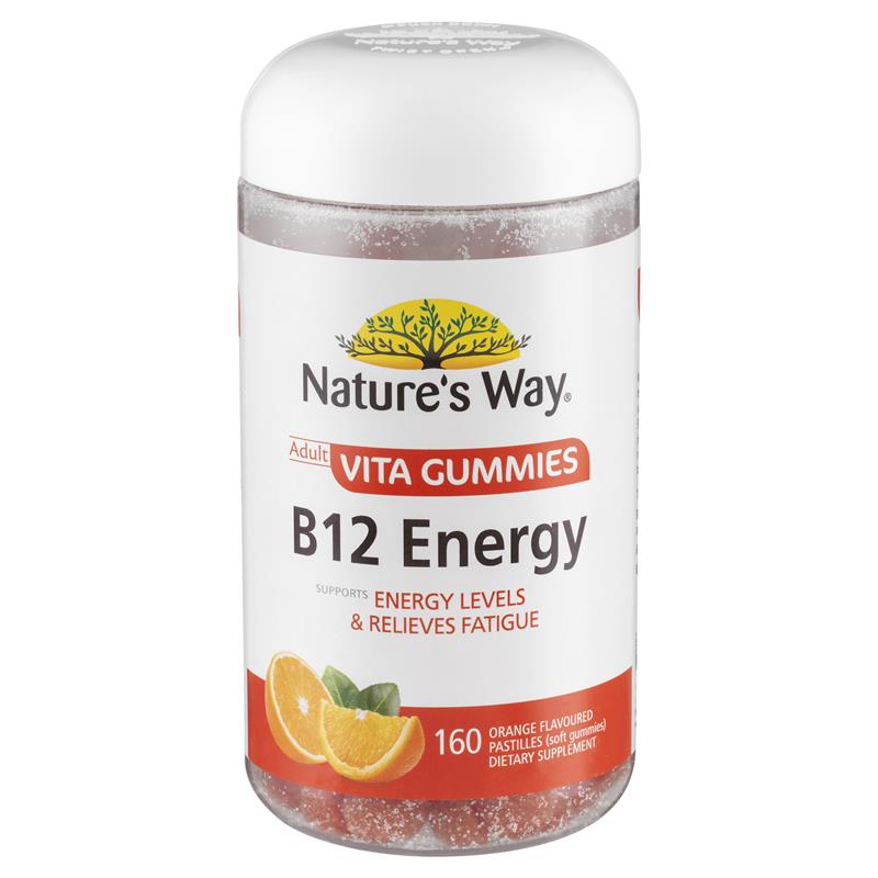 Nature's Way Adult Vita Gummies B12 Energy 160 Gummies Exclusive Size - GimmeNow