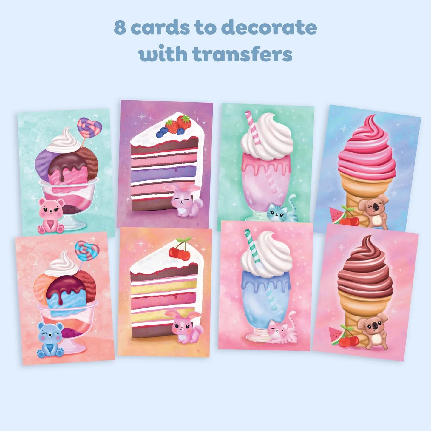 Tiger Tribe Transfer Magic Ice Cream Dreams Art and Craft for Kids Travel Toys 4yrs+