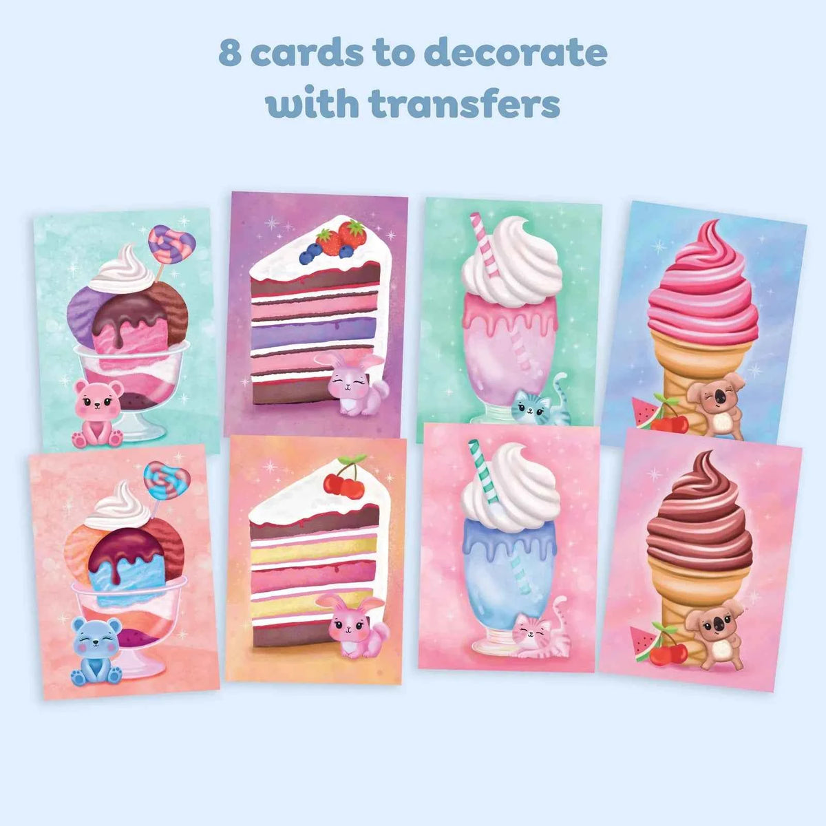 Tiger Tribe Transfer Magic Ice Cream Dreams Art and Craft for Kids Travel Toys 4yrs+