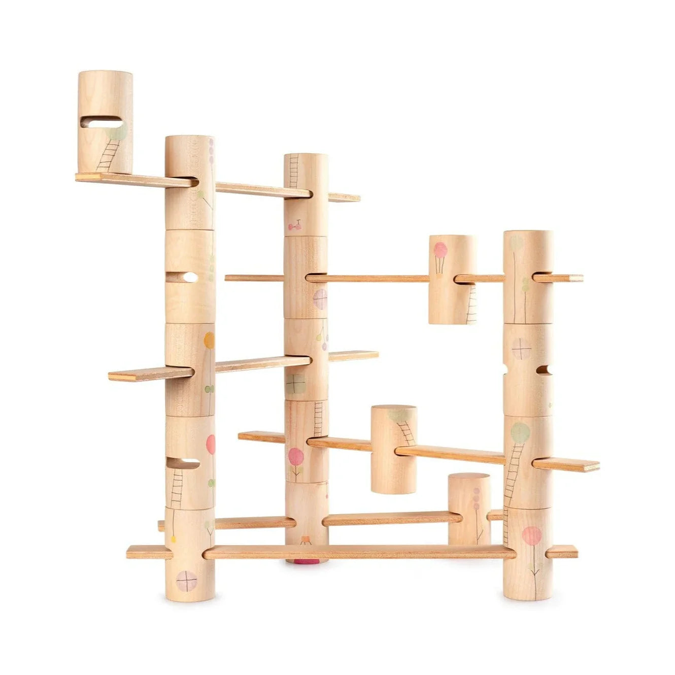 Grapat Woodland 27pcs Wooden Building Blocks Baby Toddlers Toys 0m+