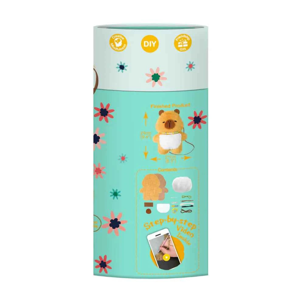 Avenir Calm Capybara Sewing Doll Kit Art and Craft for Kids 6yrs+