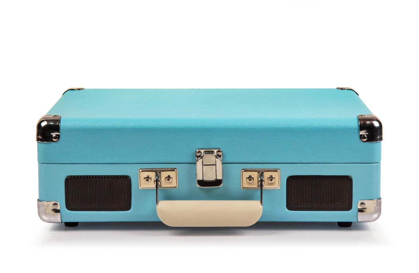 Cruiser Bluetooth Portable Turntable - Turquoise + Bundled Record Storage Crate