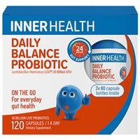 Inner Health Daily Balance Probiotic 120 Capsules - GimmeNow