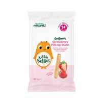 Little Bellies Organic Strawberry Pick Up Sticks 16g