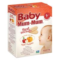 Baby Mum-Mum Rice Rusks Apple & Pumpkin Flavour 36g - GimmeNow